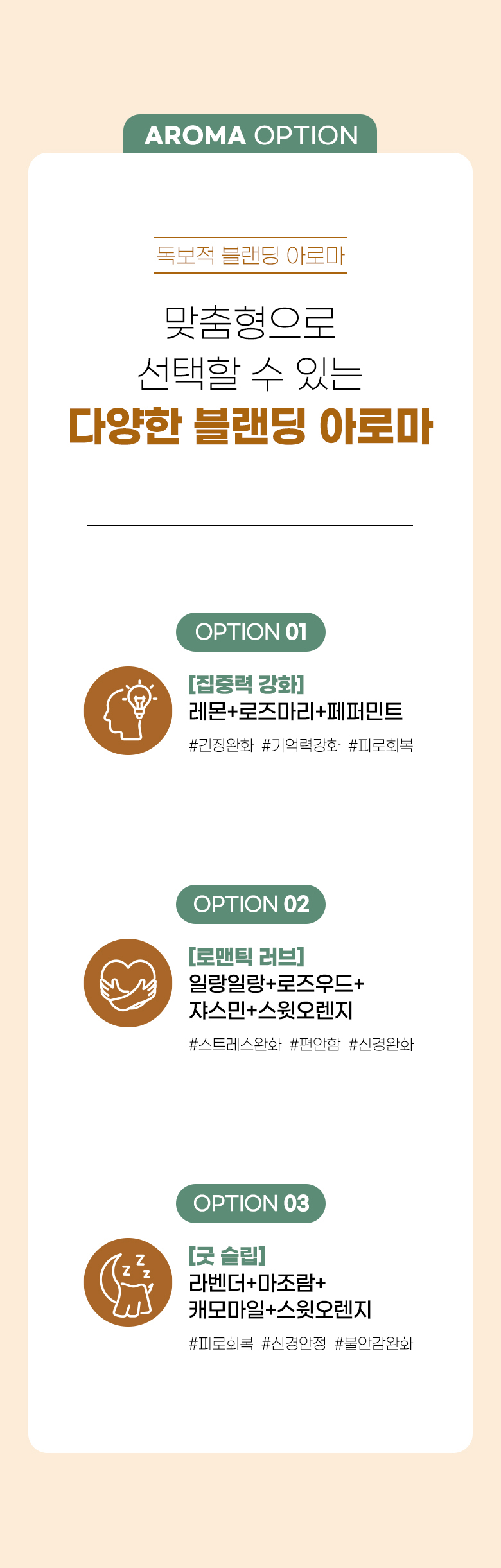 아로마 롤온 키트 종류
